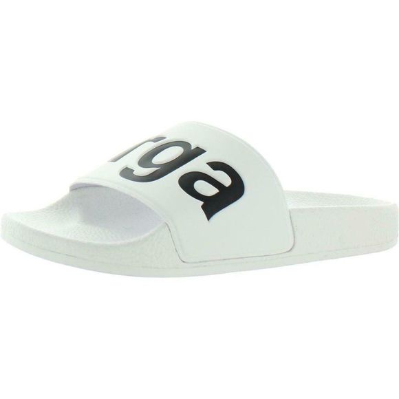 Superga Black and White Slides Perfect for Summer! Size 8 NWT - Picture 1 of 3
